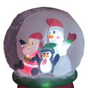 Ver imagem 5 de Bola Noel e Amigos Inflável com Luz Flocos de Neve Led Natal Decoração Natalina