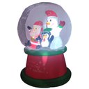 Ver imagem 4 de Bola Noel e Amigos Inflável com Luz Flocos de Neve Led Natal Decoração Natalina