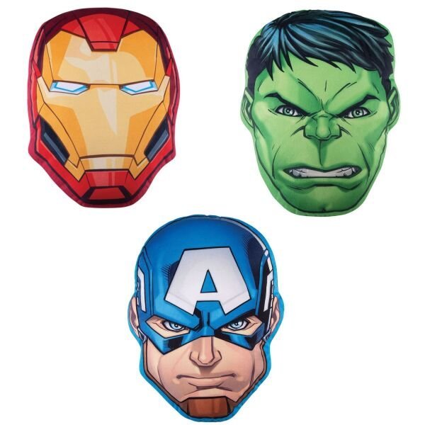 Kit Avengers Almofadas: Hulk, Capitão América e Homem de Ferro