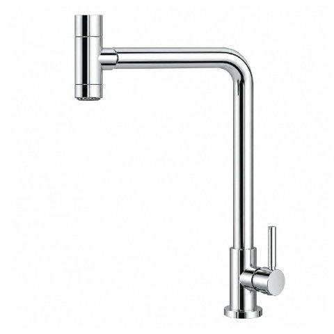Torneira de Cozinha de Mesa com Bica Móvel Cromada 1167A05 - Ec-1167-A05-Cr - Econometal