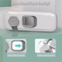 Ver imagem 5 de Trava de Segurança Gaveta Armario Geladeira Kit 3 Unidades Bebe Criança Porta Multiuso Fechadura Seg