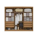 Ver imagem 3 de Guarda Roupa 6 Portas e 6 Gavetas N566 Canela - Kappesberg