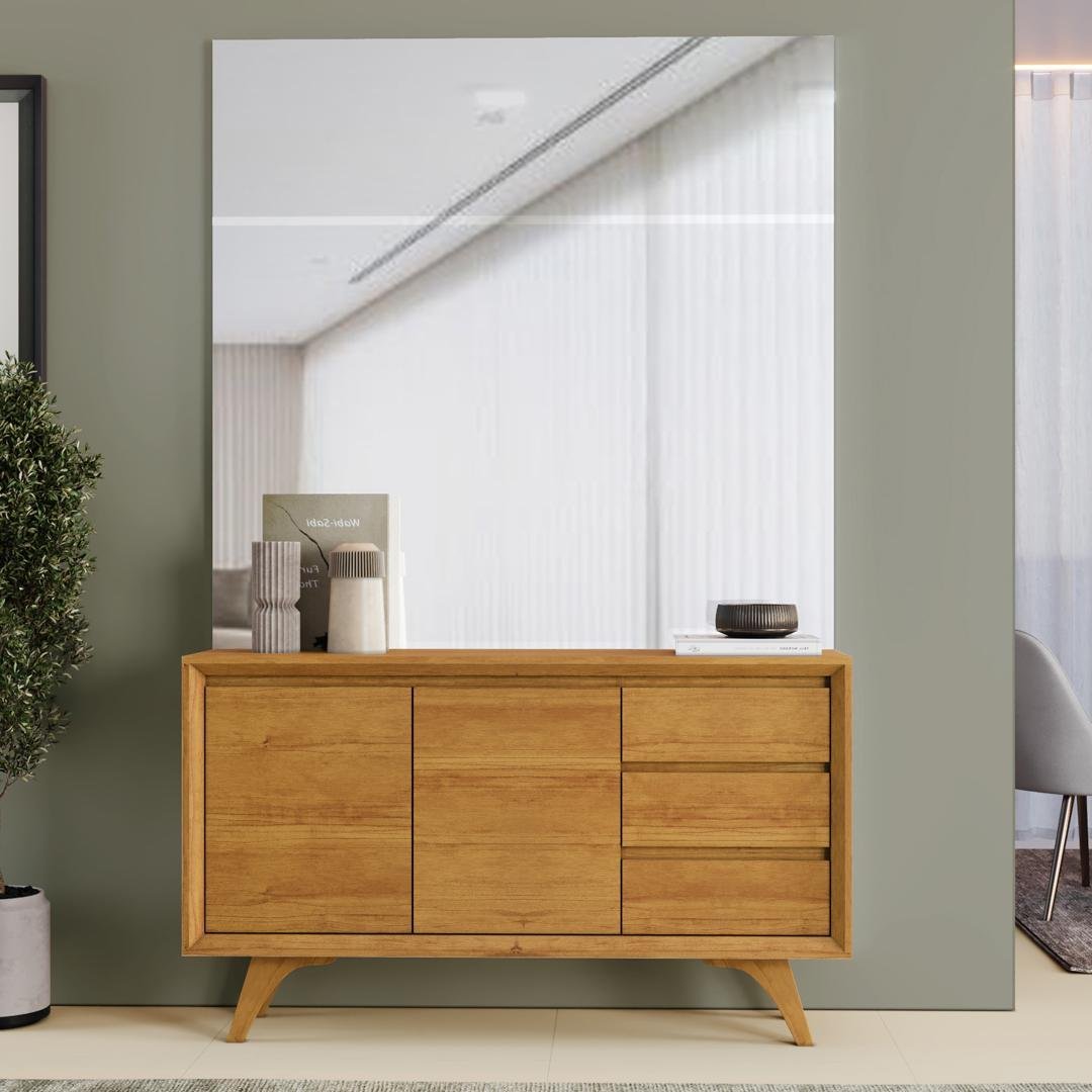 Buffet Vertex 2 Portas 3 Gavetas Naturalle - 3