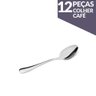 Kit com 12 Colheres de Café Elite Aço Inox Gourmet Mix - 1