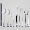 Ver mais imagens de Kit com 12 Colheres de Café Elite Aço Inox Gourmet Mix