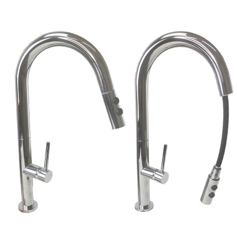 Torneira Gourmet Cozinha Ducha Retratil 2 Modos de Jato Bancada Monocomando Quente Frio