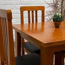 Ver imagem 4 de Conjunto Mesa Paraná 80x80 com 4 Cadeiras Colonial