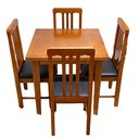 Ver imagem 6 de Conjunto Mesa Paraná 80x80 com 4 Cadeiras Colonial