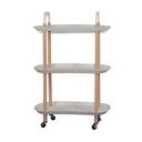 Ver imagem 3 de Carrinho Organizador Multiuso 3 Prateleiras