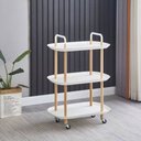 Ver imagem 1 de Carrinho Organizador Multiuso 3 Prateleiras