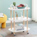 Ver imagem 2 de Carrinho Organizador Multiuso 3 Prateleiras