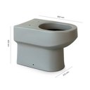 Ver imagem 3 de Vaso Sanitário Convencional Deca Carrara P.60.85 Soft Antracite