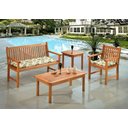 Ver imagem 2 de Banco Recanto 3 Lugares Cor Stain Jatoba - 15671