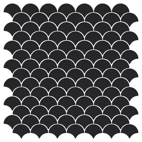 Mosaico de Metal Biarritz Black 4x3 Placa 32x32cm - 1315003015