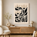 Ver imagem 1 de Quadro Decorativo Botânico Branco Minimalista 60x90