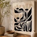 Ver imagem 3 de Quadro Decorativo Botânico Branco Minimalista 60x90