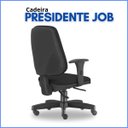 Ver imagem 3 de Cadeira Presidente Job Frisokar Crepe Preto Nr17