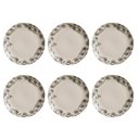 Ver imagem 1 de Conjunto de Pratos Rasos 06 Peças Coup Lípsia Porto Brasil Conj Pratos Rasos Coup Lípsia 06 peças