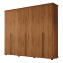 Ver imagem 2 de Guarda-Roupa 6 Portas com 4 Gavetas Internas 1 com Divisória e Maleiro Estrela RV Móveis Carvalho
