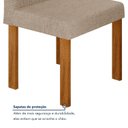 Ver mais imagens de Conjunto Sala de Jantar 4 Lugares Retangular Tampo MDF Mesa Carol com Cadeiras Espanha