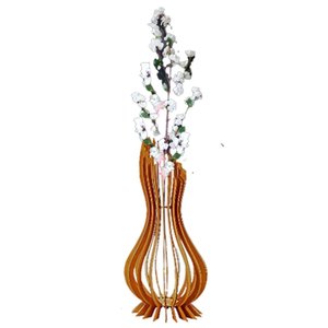 Vaso de Chão Decorativo Grande Ana Maria Mdf:mdf Cru/60x18cm