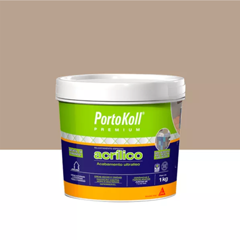Rejunte Portokoll Acrílico 1kg Camurça