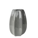 Ver imagem 1 de Vaso Centro de Mesa Cinza Moderno Trabalhado de Cerâmica