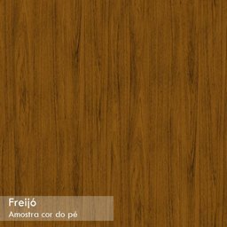 Mesa de Jantar Kiara Retangular Tampo Chanfrado Curvo com Vidro Freijó/Preto Brilho - PR Móveis - 5