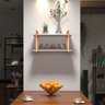 Nicho Branco com Bronze Rosê Duplo Prateleira Industrial Decoração - Sala Quarto Cozinha Escritório - 4