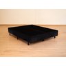 Cama Box King Size Bipartida Serenelife - Suede Preto - 3