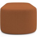 Ver imagem 2 de Cabeceira Cama Box Casal 160cm Lanna com Puff Recamier Doha W01 Bouclê Terracota - Lyam Decor
