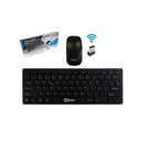 Ver imagem 1 de Kit Teclado E Mouse Sem Fio Mbtech K6 Wireless Notebook PC