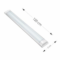 Plafon Painel Led Slim Sobrepor 1,2M Retangular 2700k 36w - 3