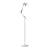 Luminária Chão Pedestal Articulada Tipo Coluna Branco Office Lamp - 1