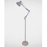 Luminária Chão Pedestal Articulada Tipo Coluna Branco Office Lamp - 3
