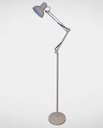 Ver imagem 3 de Luminária Chão Pedestal Articulada Tipo Coluna Branco Office Lamp