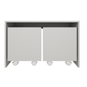 Ver imagem 4 de Mesa Organizadora de Brinquedos com 2 Baús 100% Mdf Plancasa Cinza Cristal Tx