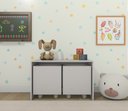 Ver imagem 2 de Mesa Organizadora de Brinquedos com 2 Baús 100% Mdf Plancasa Cinza Cristal Tx