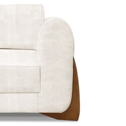 Poltrona Jobim Linho Boucle - Lucadi Home - 2