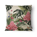 Ver imagem 4 de Kit 3 Capas de Almofada 43x43cm - Floral - Tecido Veludo 100% Poliéster