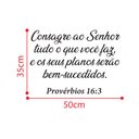 Ver imagem 2 de Frase Bíblica Consagre Ao Senhor tudo o que você faz, e os seus planos serão bem-sucedidos