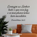 Ver imagem 1 de Frase Bíblica Consagre Ao Senhor tudo o que você faz, e os seus planos serão bem-sucedidos