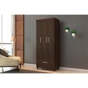 Ver imagem 3 de Guarda Roupa Solteiro 3 Portas e 1 Gaveta Prince Amêndola/Off White - Demóbile