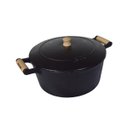 Ver imagem 1 de Caçarola de Ferro 2 Alças Com Tampa de Ferro - 4,8 Lt