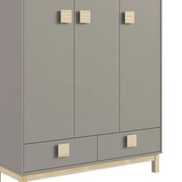 Guarda Roupa Infantil Eleva com 3 Portas - Gianduia - 4 Guarda Roupa Infantil Eleva com 3 Portas - Gianduia - 4