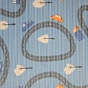 Ver imagem 5 de Tapete Passadeira Emborrachada Pvc Antiderrapante 0,65x3,00m Estrada Azul