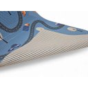 Ver imagem 7 de Tapete Passadeira Emborrachada Pvc Antiderrapante 0,65x3,00m Estrada Azul