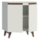 Ver imagem 2 de Balcão Cantinho do Café Reims 2 Portas Branco Madesa