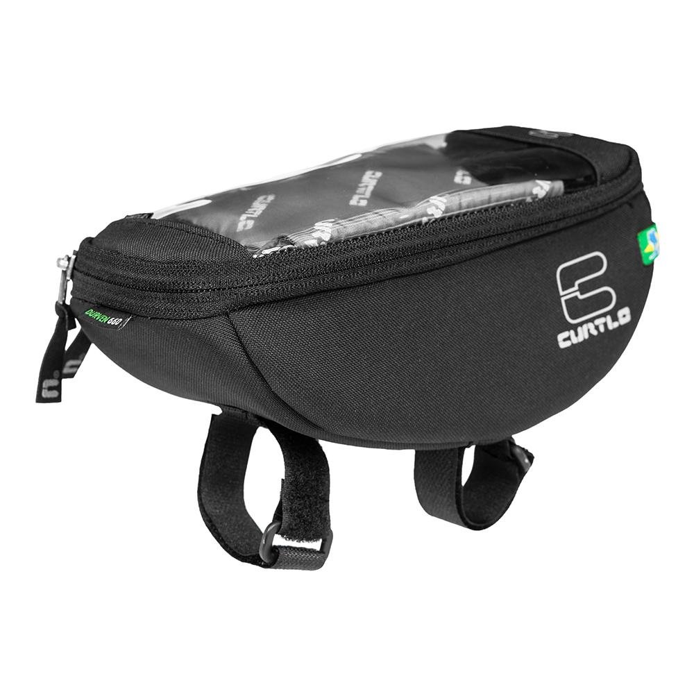 Bolsa de Guidão para Bicicleta Curtlo Bag Bike Impermeável Touch Phone Plus 0,5l Preto - 2