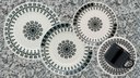 Ver imagem 6 de Kit Pratos Rasos Fundos e Sobremesa Donna Folk Oxford® Cerâmica 12 Peças